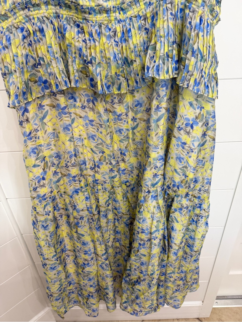 ASTR The Label Multicolor Ethelind Floral Pleated Maxi Dress Size 3X 36782 - Picture 10 of 14